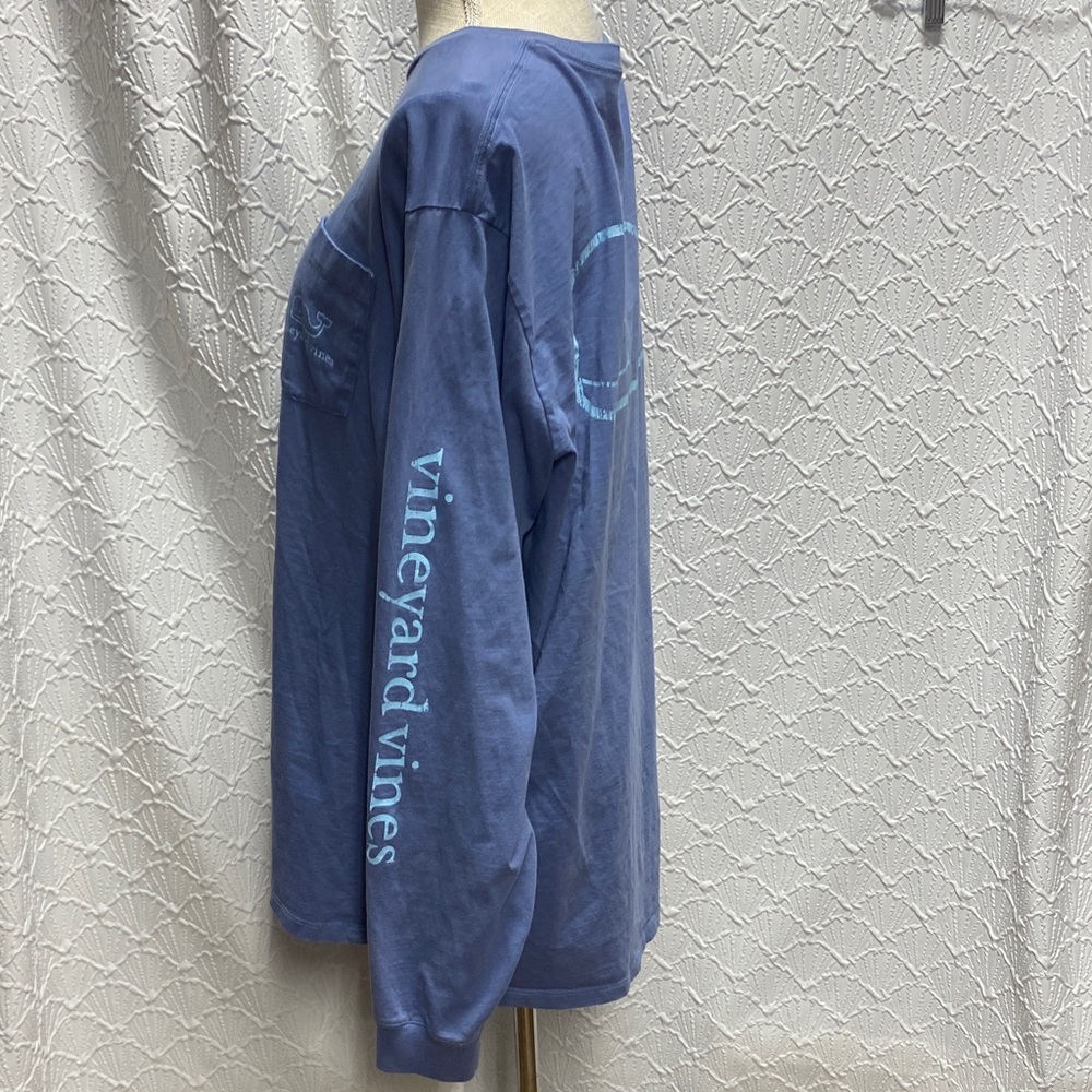 Vineyard Vines size XL Light Blue Cotton Shirt Long sleeve preppy soft comfy - Picture 5 of 10